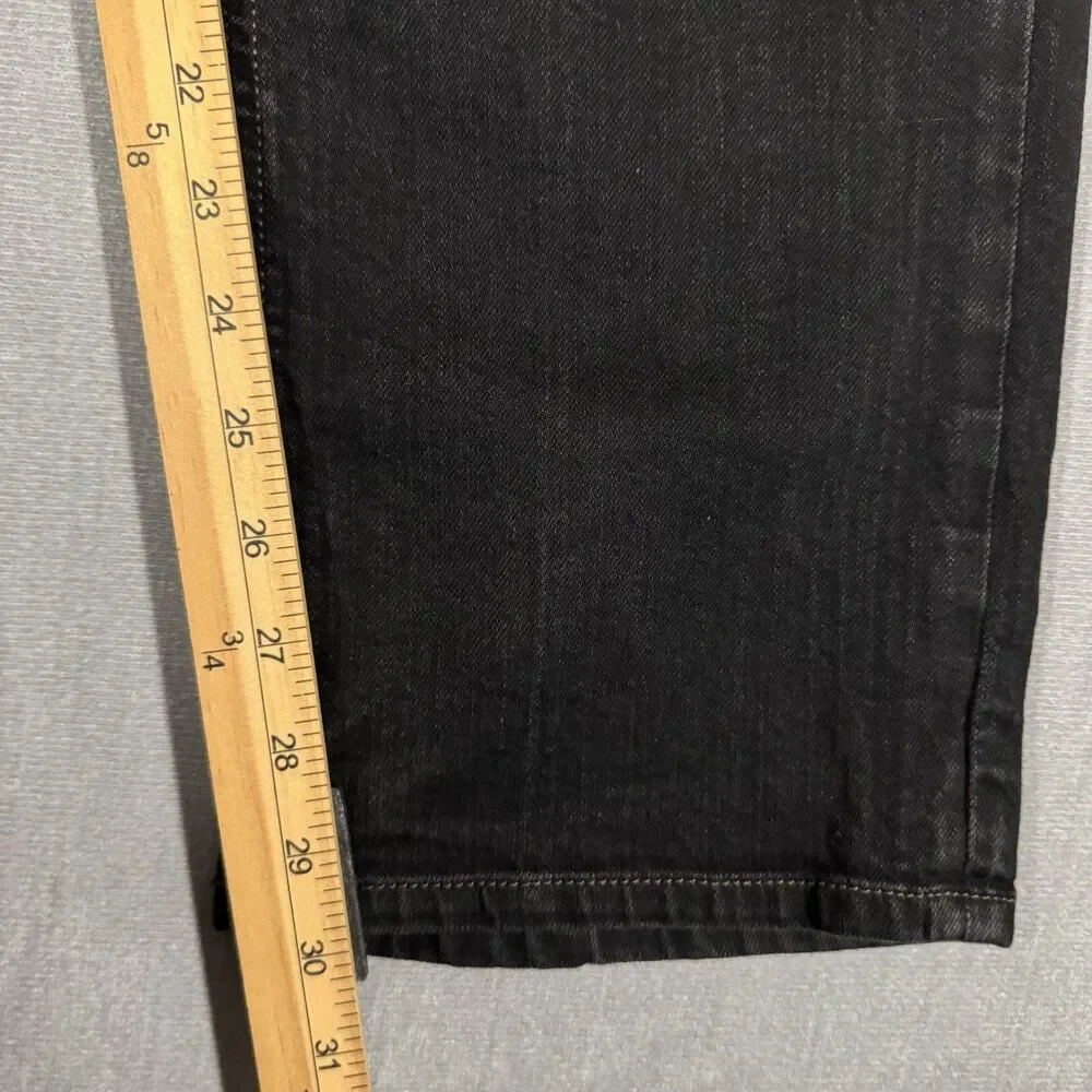 Diesel Waykee Jeans Mens 32x32 Black Regular Straight Button Fly Stretch Denim